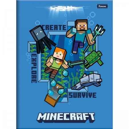CADERNO BROCHURAO MINECRAFT
